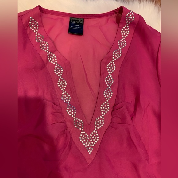 Catalina Women’s Swim Beach Coverup SIZE M - Picture 2 of 6